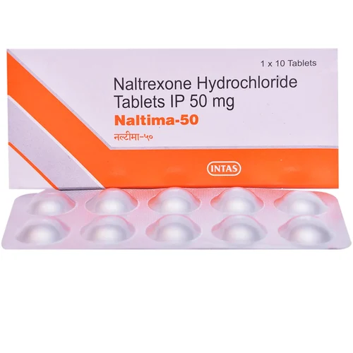 50 mg NALTIMA-50 NALTREXONE HYDROCHLORIDE IP TABLETS - Available in India