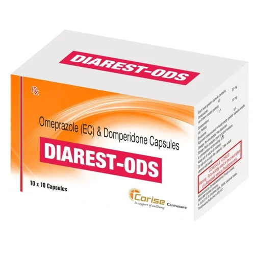 DIAREST-ODS Omeprazole (EC) & Domperidone Capsules - Available in India