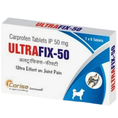 50 mg ULTRAFIX-50 Carprofen IP Tablets - Available in India