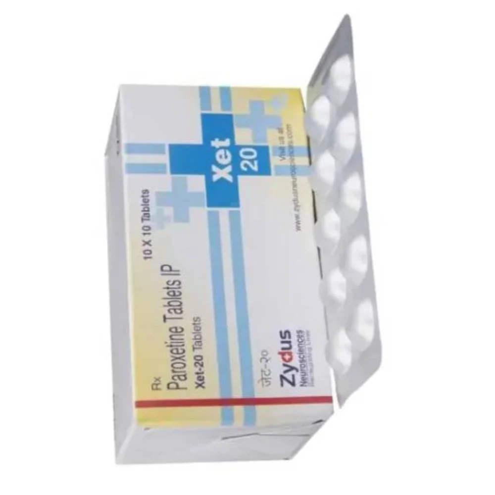 20 mg Xet-20 Paroxetine IP Tablets - Available in India