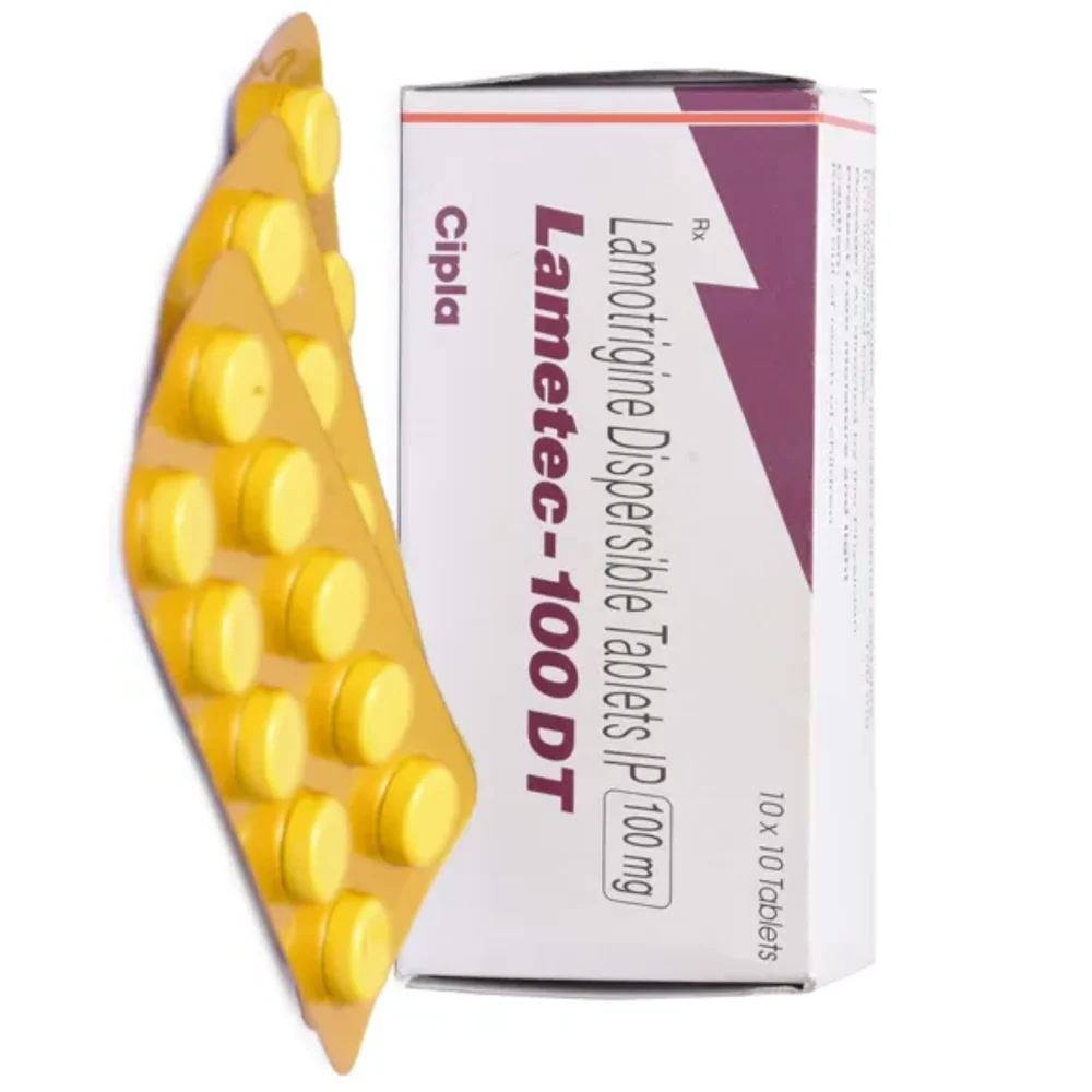 100 mg Lametec-100 DT Lamotrigine Dispersible IP Tablets - Available in India