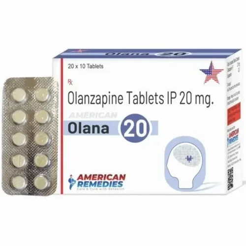 20 mg Olana 20 Olanzapine IP Tablets - Available in India
