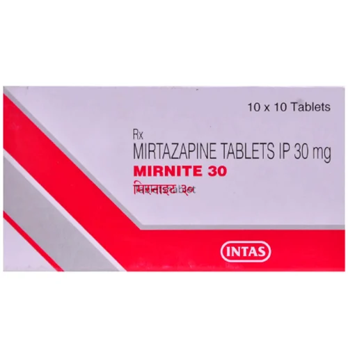 30 mg MIRNITE 30 MIRTAZAPINE IP TABLETS - Available in India
