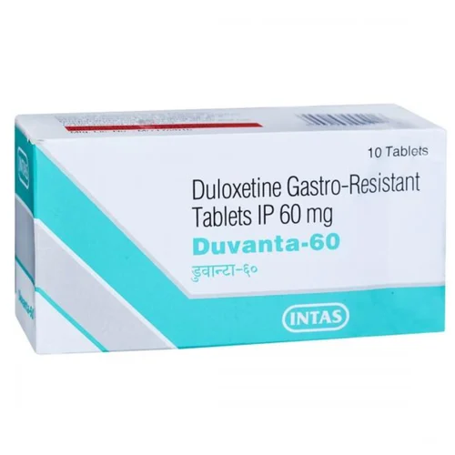 60 mg Duvanta-60 Duloxetine Gastro-Resistant IP Tablets - Available in India
