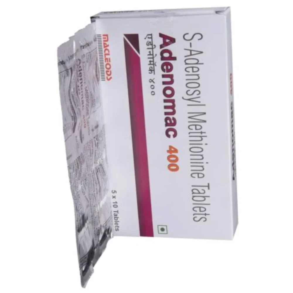 400 mg Adenomac 400 S-Adenosyl Methionine Tablets - Available in India