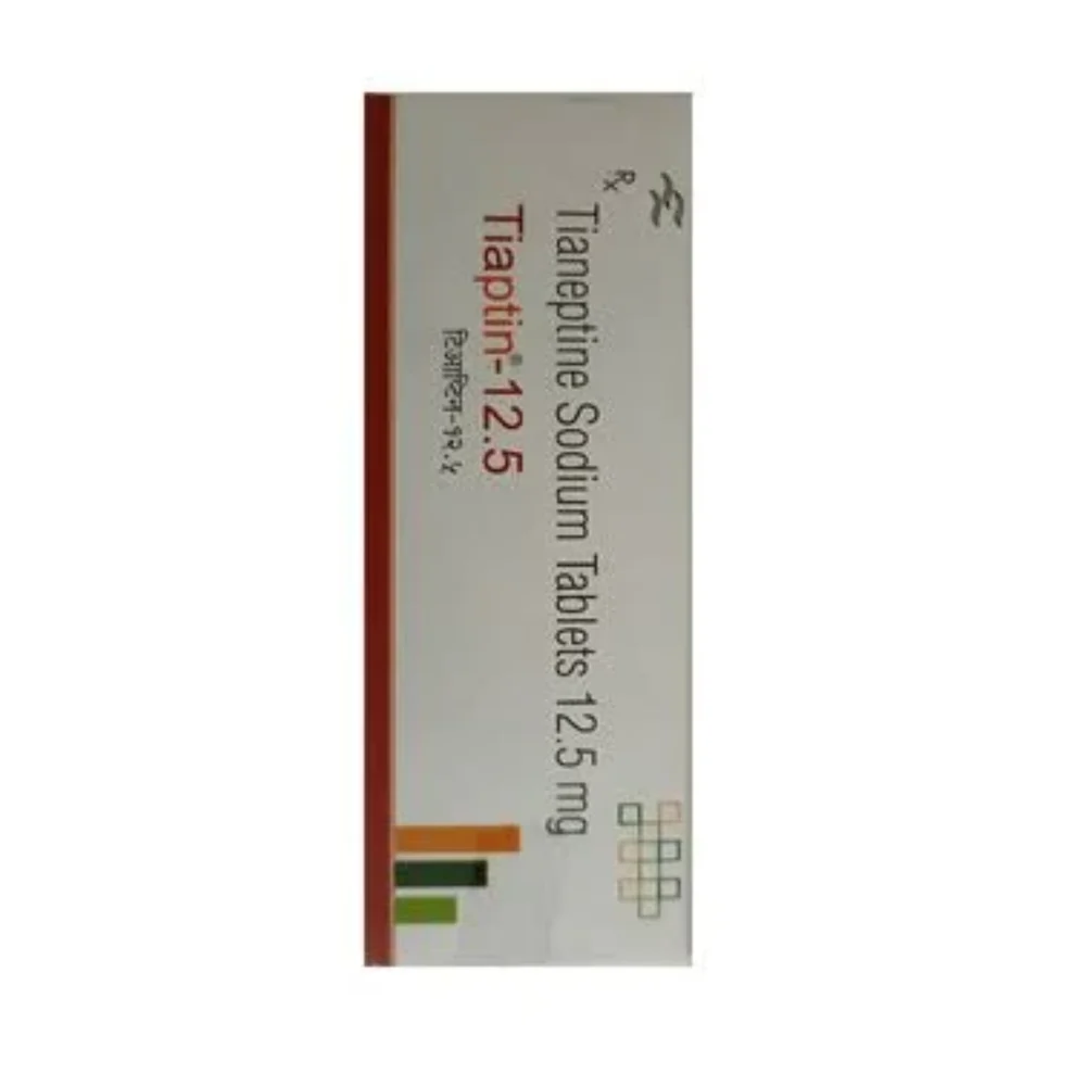 12.5 mg Tiaptin-12.5 Tianeptine Sodium Tablets - Available in India