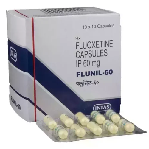 60 mg FLUNIL-60 FLUOXETINE IP CAPSULES - Available in India