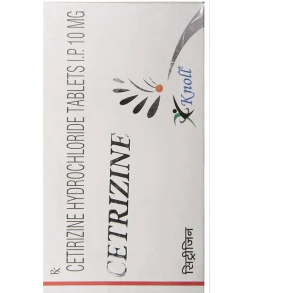 10 mg CETRIZINE CETIRIZINE HYDROCHLORIDE I.P. TABLETS - Available in India