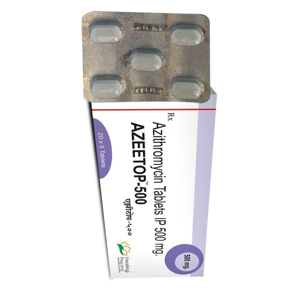 500 mg AZEETOP-500 Azithromycin IP Tablets - Available in India