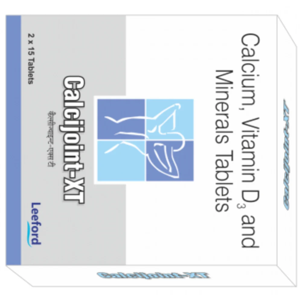 Calcijoint-XT Calcium, Vitamin D3 and Minerals Tablets - Available in India