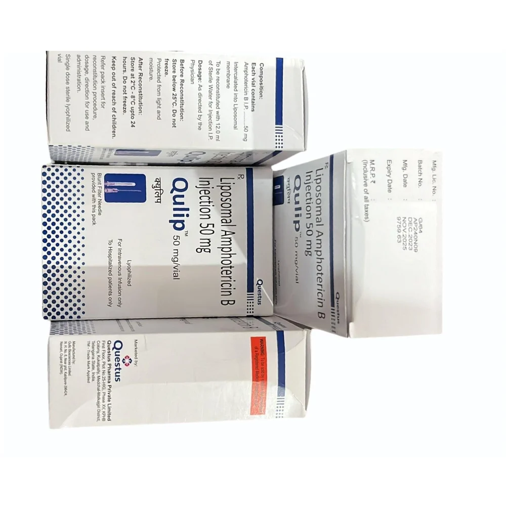 50 mg Qulip Liposomal Amphotericin B Injection - Available in India