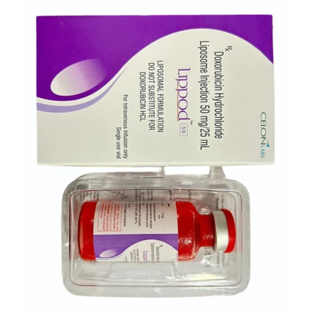 50 mg Lippod 50 Doxorubicin Hydrochloride Liposome Injection - Available in India