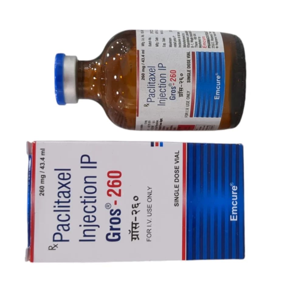 260 mg Gros-260 Paclitaxel IP Injection - Available in India