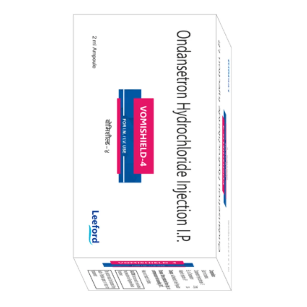 VOMISHIELD-4 Ondansetron Hydrochloride I.P. Injection - Available in India
