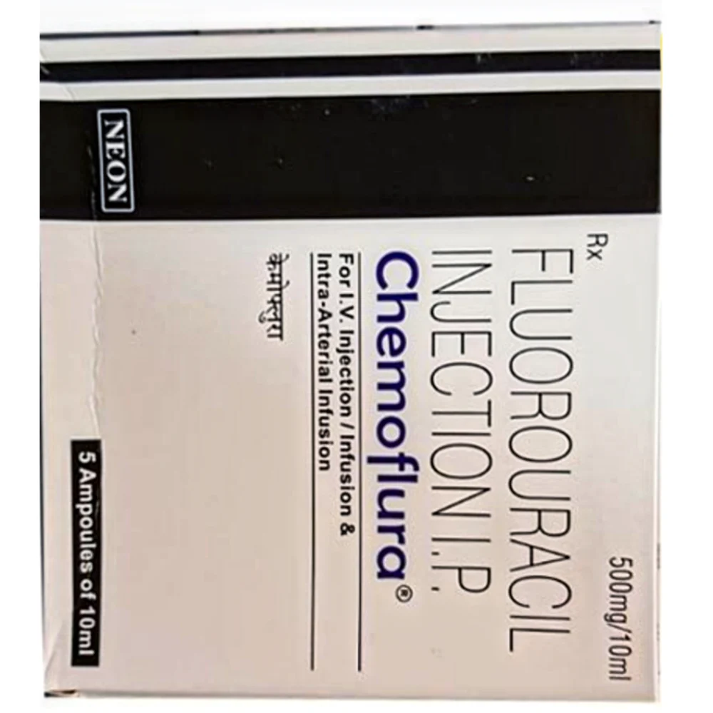 500 mg Chemoflura FLUOROURACIL I.P. INJECTION - Available in India