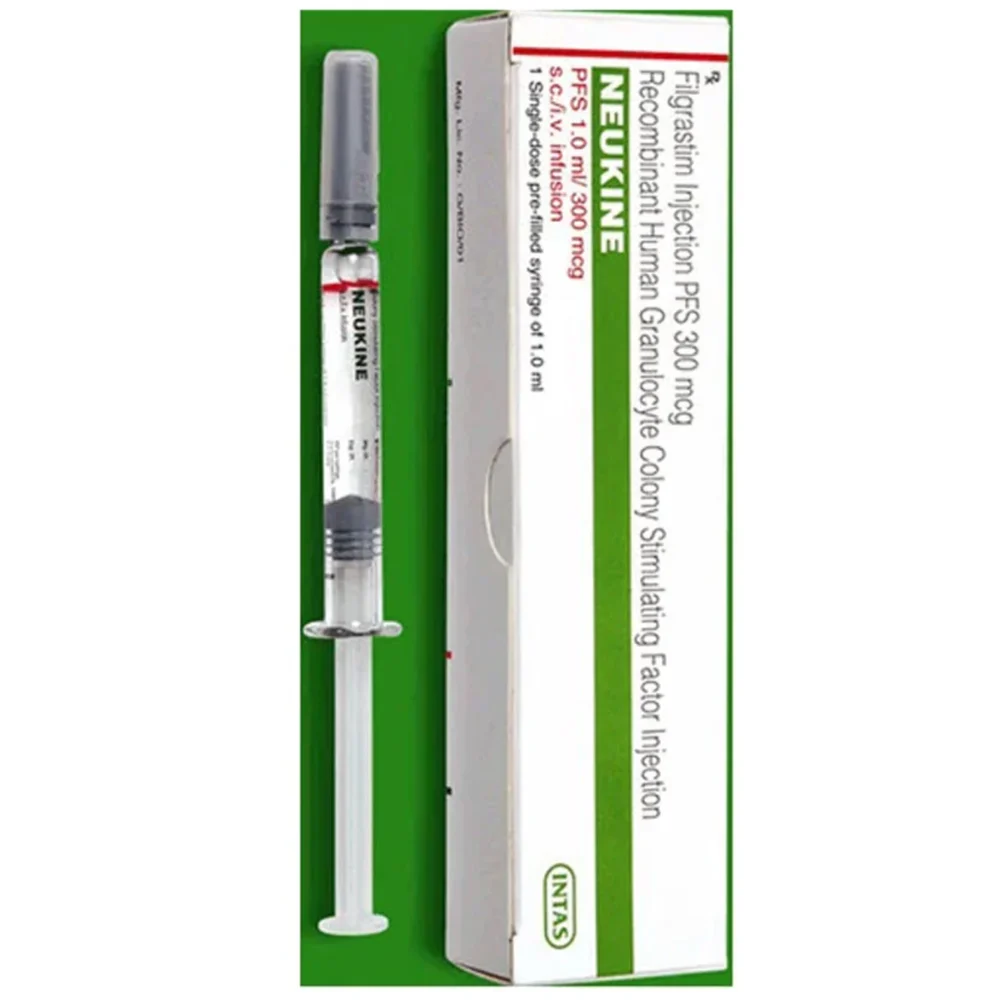 300 mcg NEUKINE Filgrastim Recombinant Human Granulocyte Colony Stimulating Factor Injection - Available in India