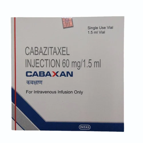 60 mg CABAXAN CABAZITAXEL INJECTION - Available in India