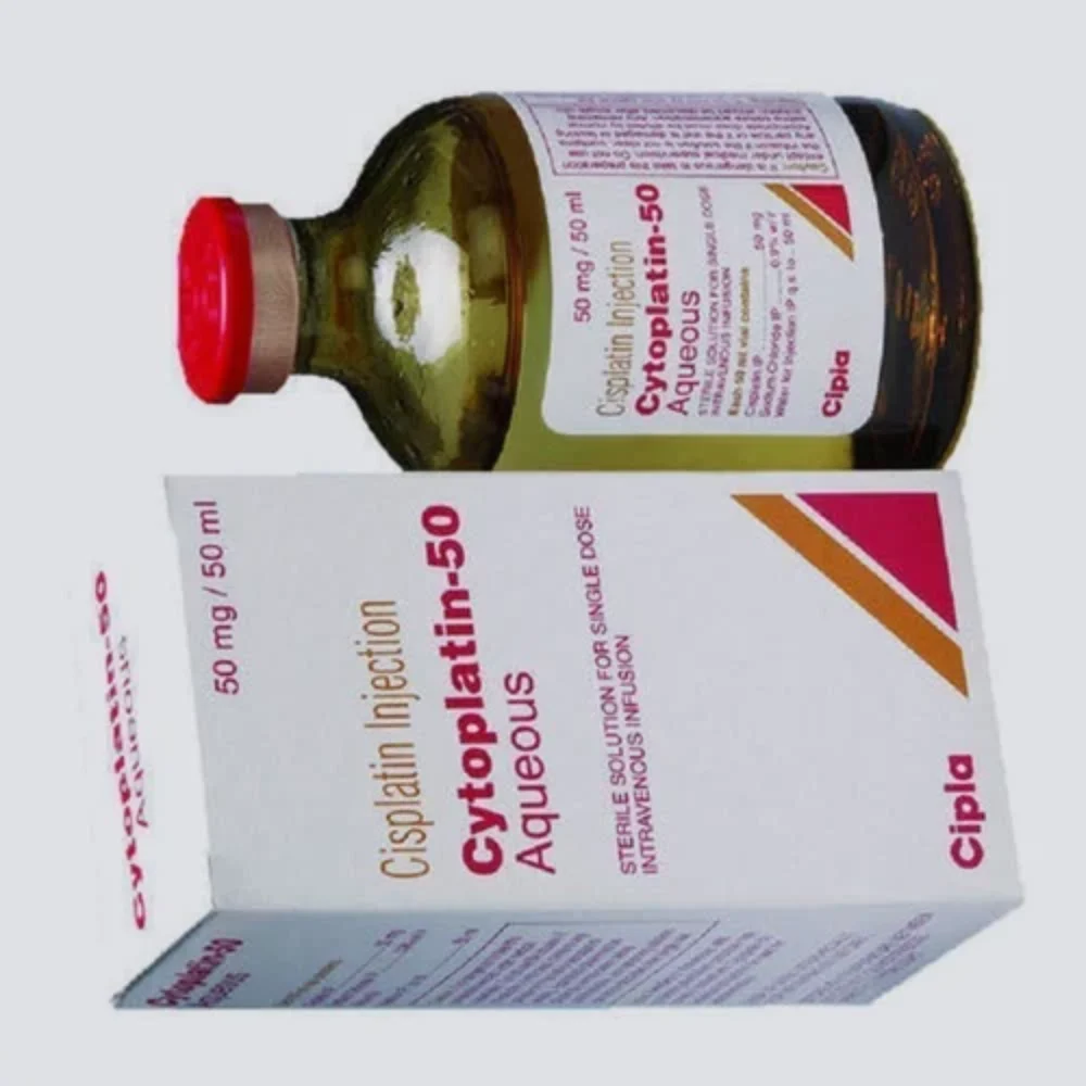 50 mg Cytoplatin-50 Cisplatin Injection - Available in India