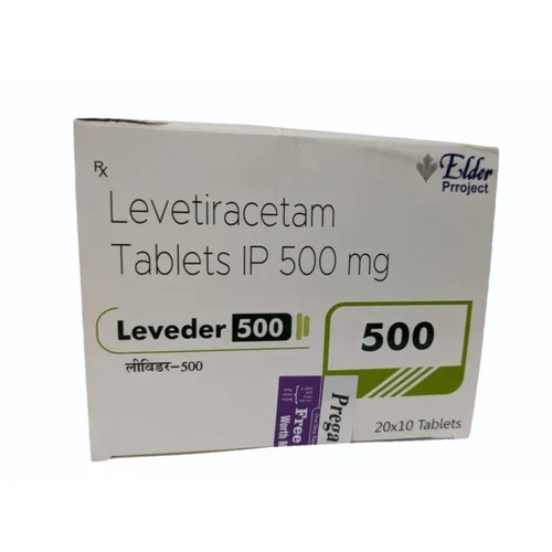 500 Mg Leveder 500 Levetiracetam IP Tablets - Available in India