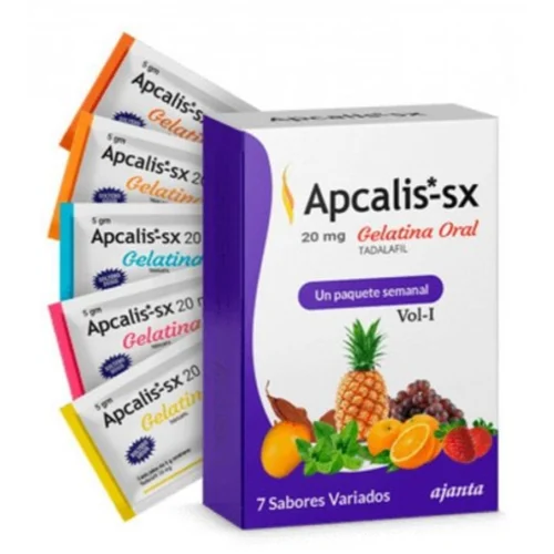 20 mg Apcalis-SX TADALAFIL Gelatina Oral - Available in India