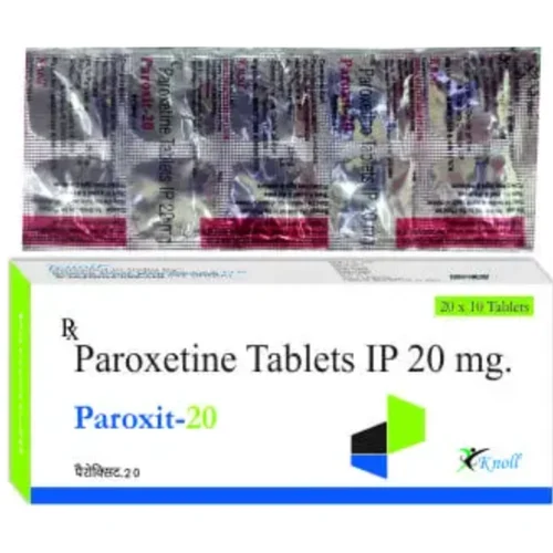 20 mg Paroxit-20 Paroxetine IP Tablets - Available in India