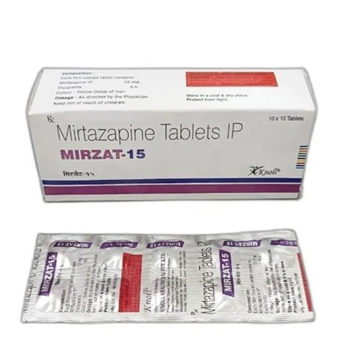 15 mg MIRZAT-15 Mirtazapine IP Tablets - Available in India