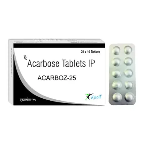 25 mg ACARBOZ-25 Acarbose IP Tablets - Available in India