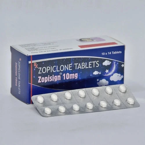 10 mg Zopisign 10mg ZOPICLONE TABLETS - Available in India