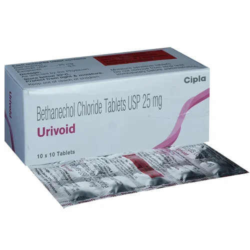 25 mg Urivoid Bethanechol Chloride USP Tablets - Available in India