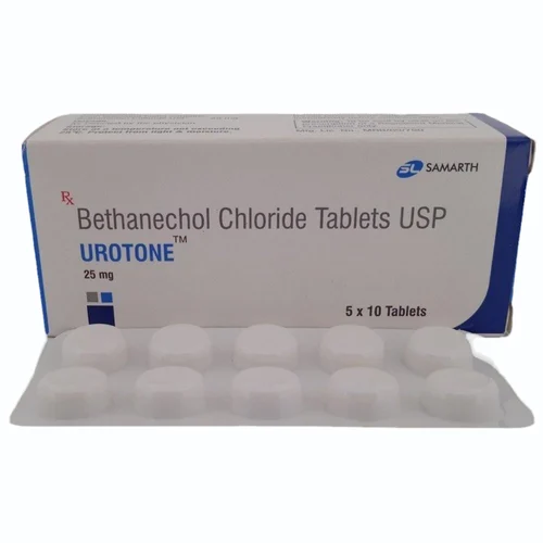 25 mg UROTONE Bethanechol Chloride USP Tablets - Available in India