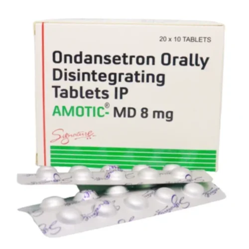 8 mg AMOTIC-MD 8 mg Ondansetron Orally Disintegrating IP Tablets - Available in India