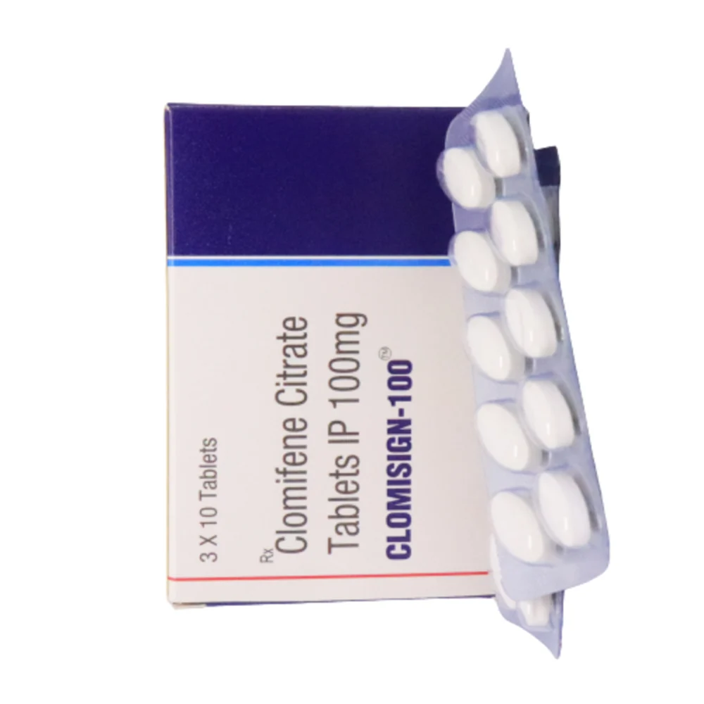 100 mg CLOMISIGN-100 Clomifene Citrate IP Tablets - Available in India