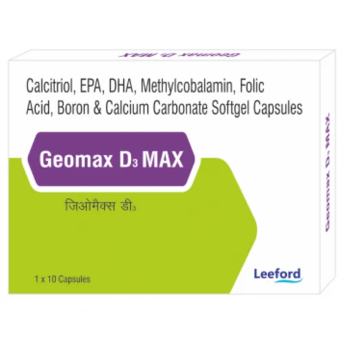 Geomax D3 MAX Softgel Capsules - Available in India