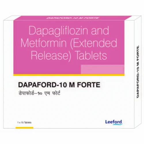 DAPAFORD-10 M FORTE Dapagliflozin and Metformin (Extended Release) Tablets - Available in India
