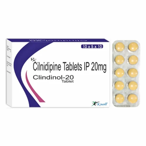 20 mg Clindinol-20 Cilnidipine IP Tablets - Available in India
