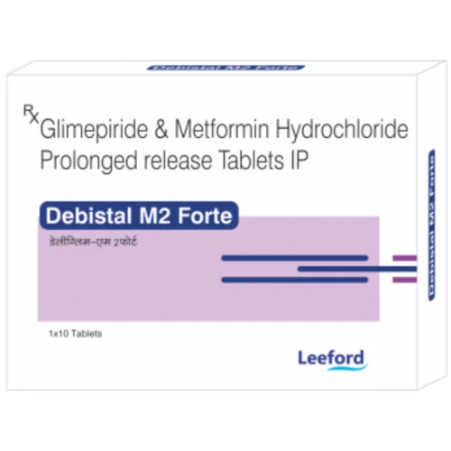 Debistal M2 Forte Glimepiride & Metformin Hydrochloride Prolonged release IP Tablets - Available in India