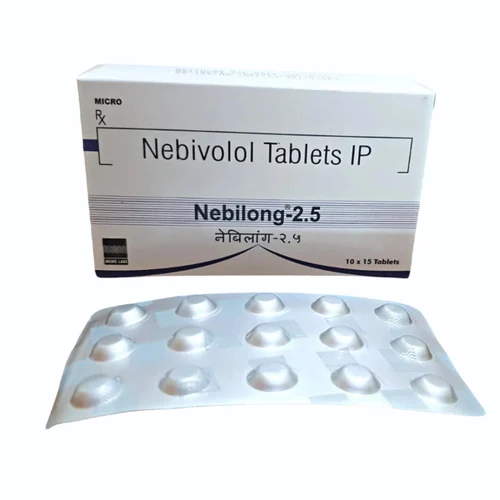 2.5 mg Nebilong-2.5 Nebivolol IP Tablets - Available in India
