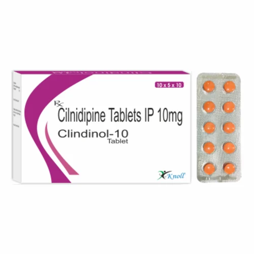 10 mg Clindinol-10 Cilnidipine IP Tablets - Available in India