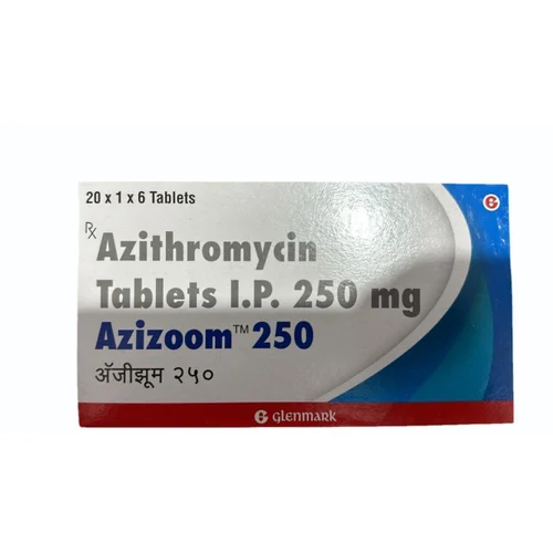 250 mg Azizoom 250 Azithromycin I.P. Tablets - Available in India