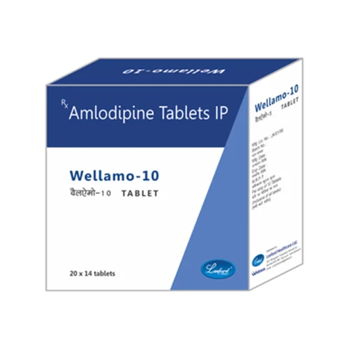 10 mg Wellamo-10 Amlodipine IP Tablets - Available in India