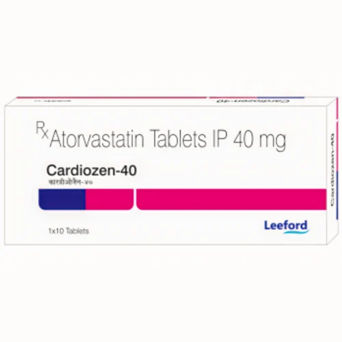 40 mg Cardiozen-40 Atorvastatin IP Tablets - Available in India
